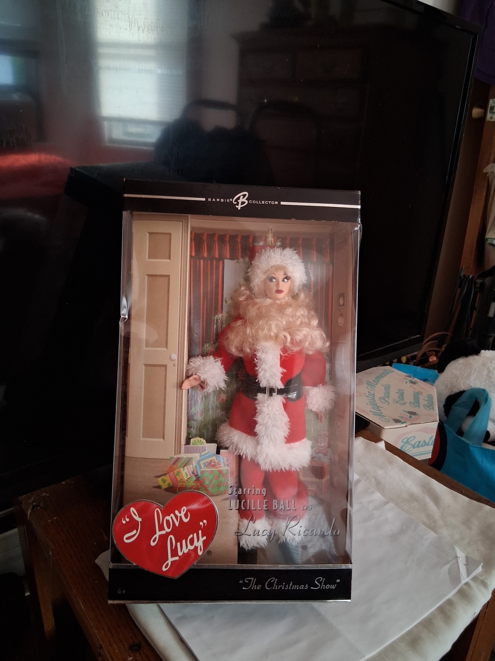 "I Love Lucy" Lucy Ricardo Holiday Doll - Red & White Barbie